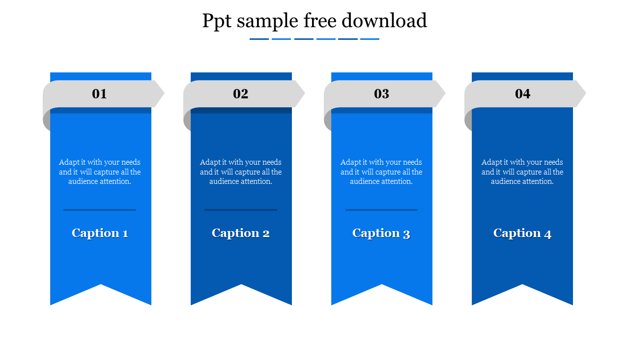 ppt sample free download-Blue